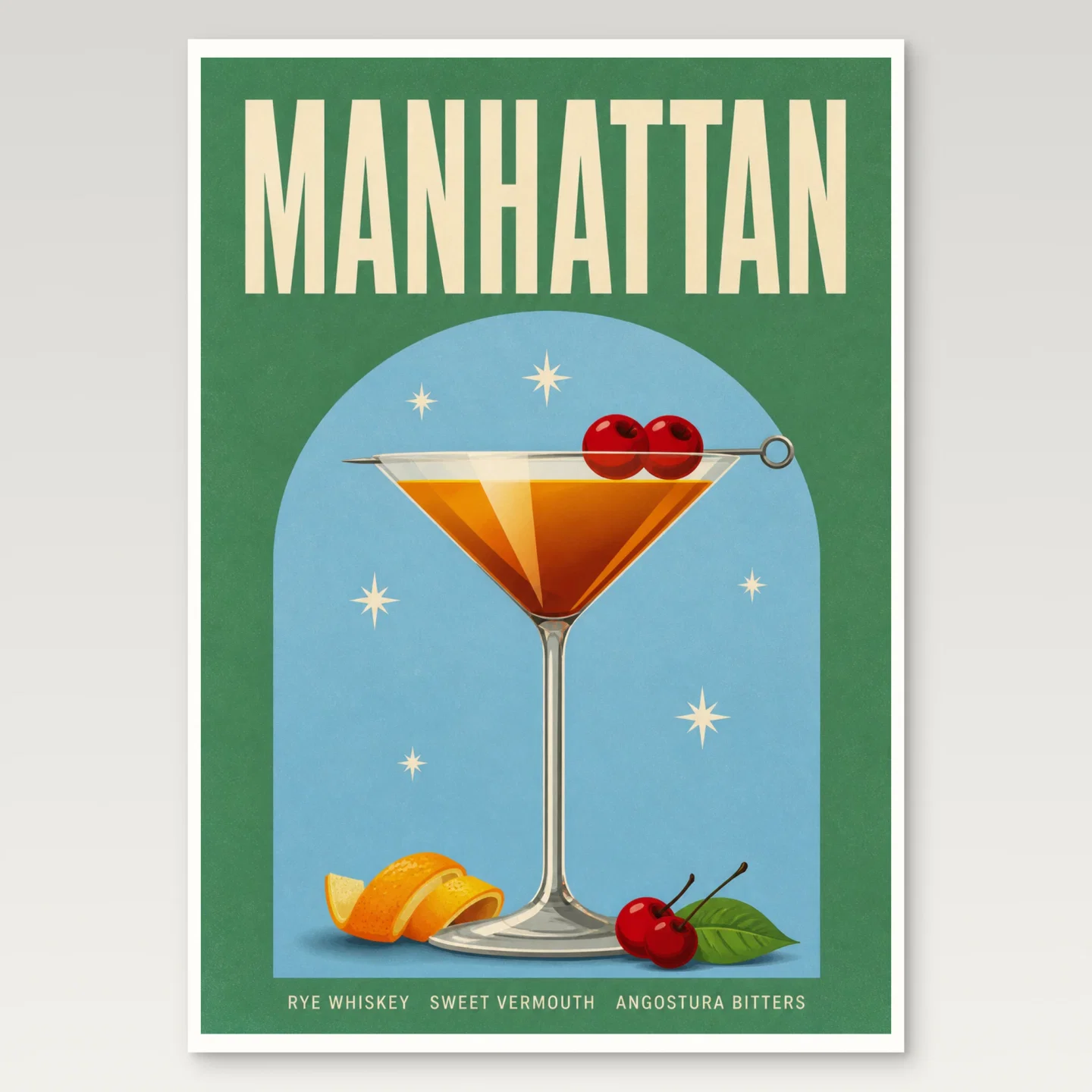 Manhattan Poster mockup
