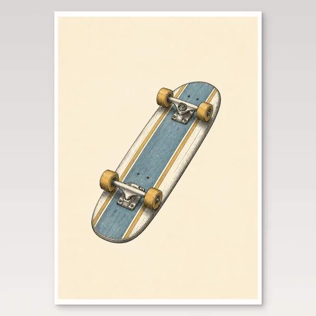 Skateboard Poster