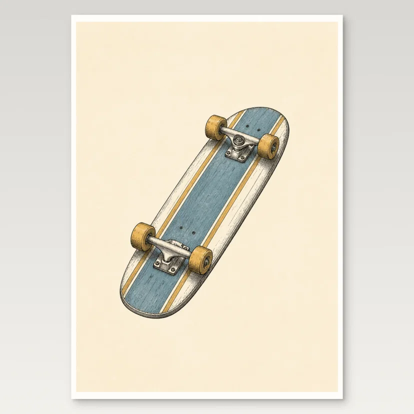 Skateboard Poster