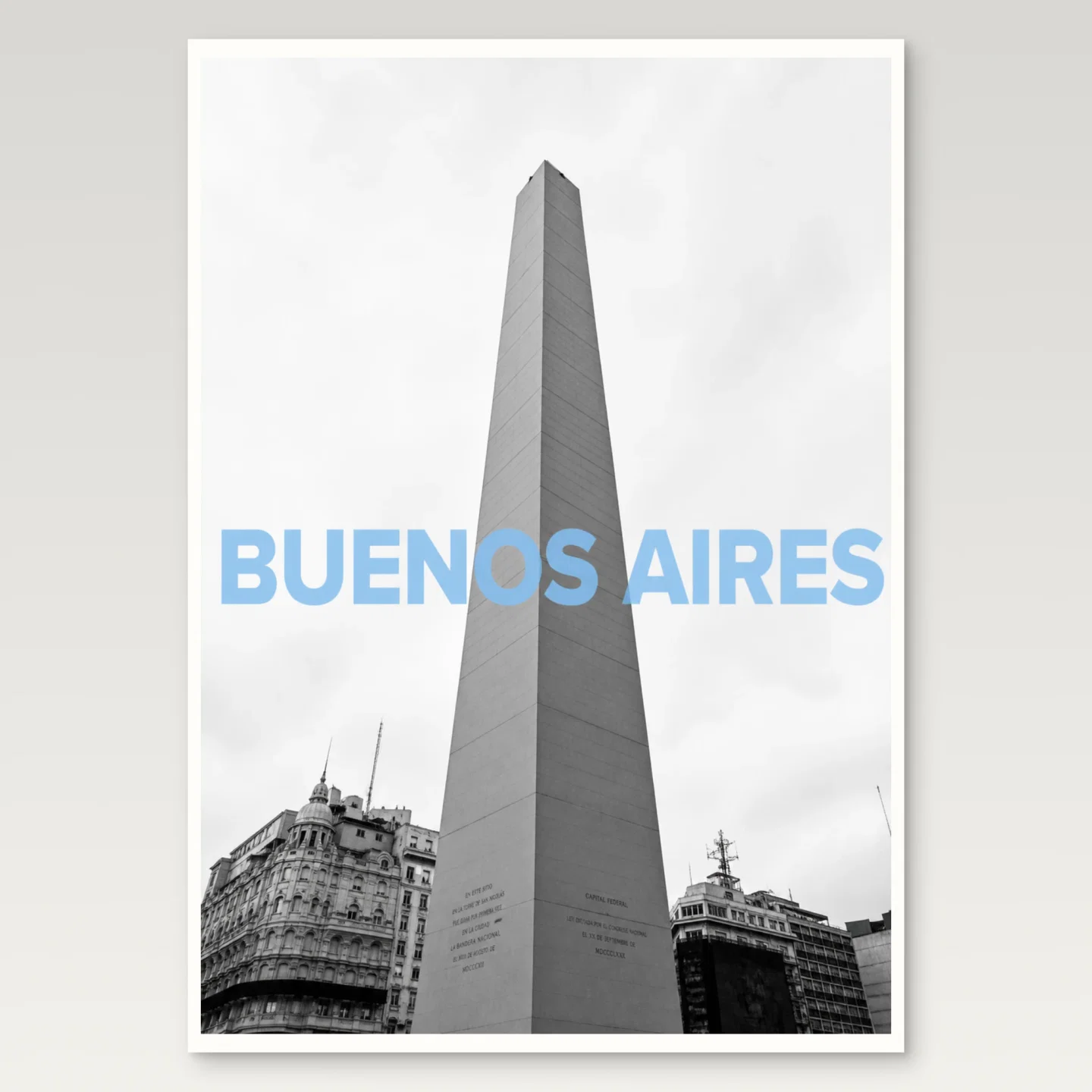 Buenos Aires Poster mockup