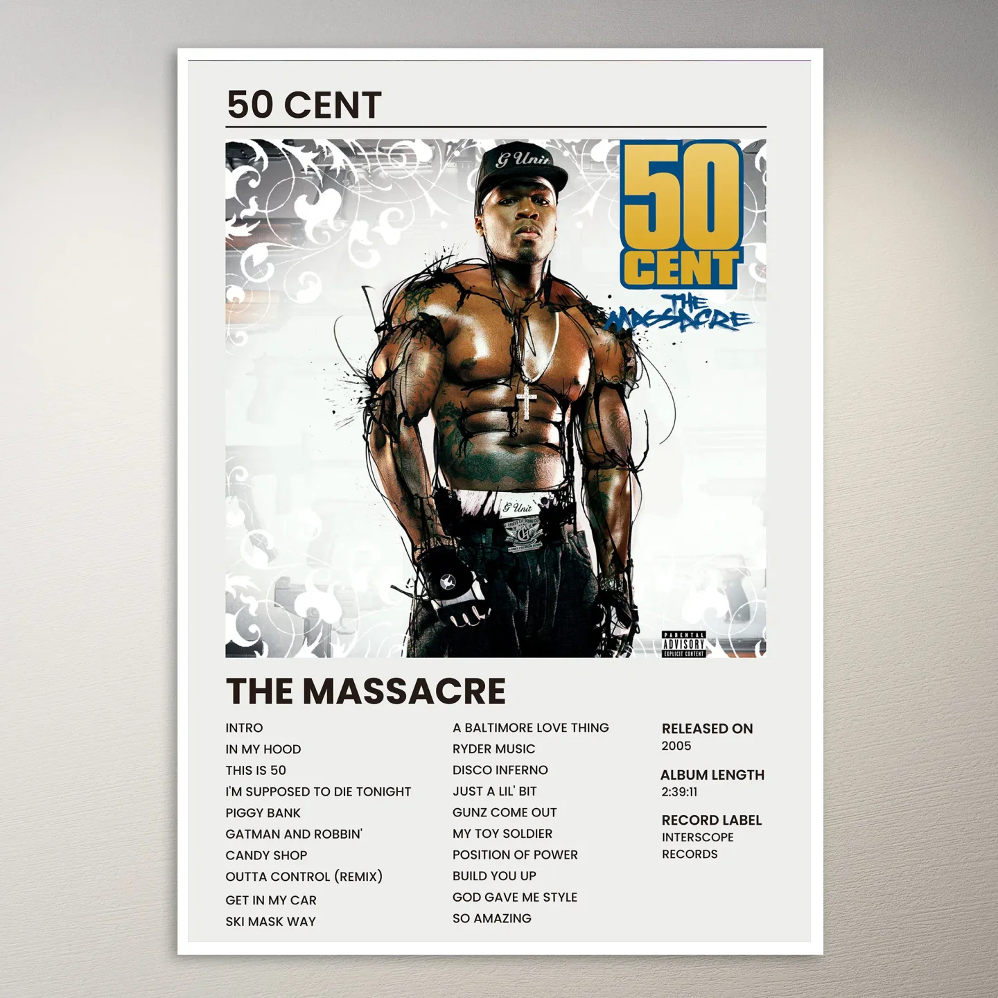 50 Cent Poster
