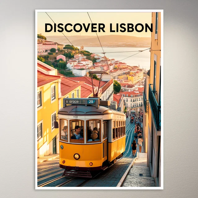 Lisbon Travel Poster