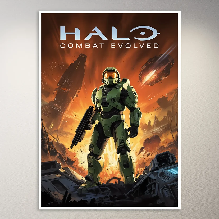 Halo Combat Evolved Poster