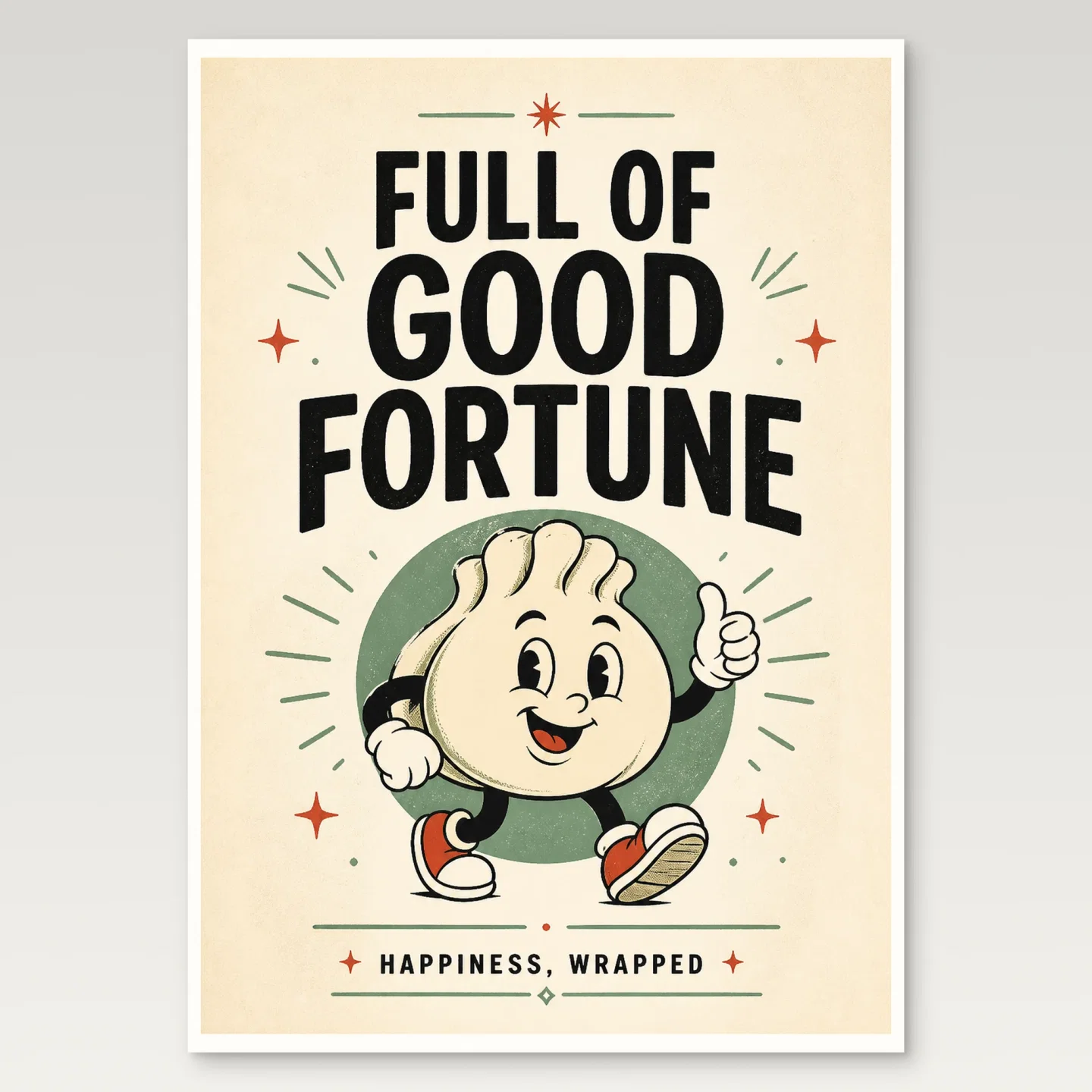 Dumpling Poster mockup