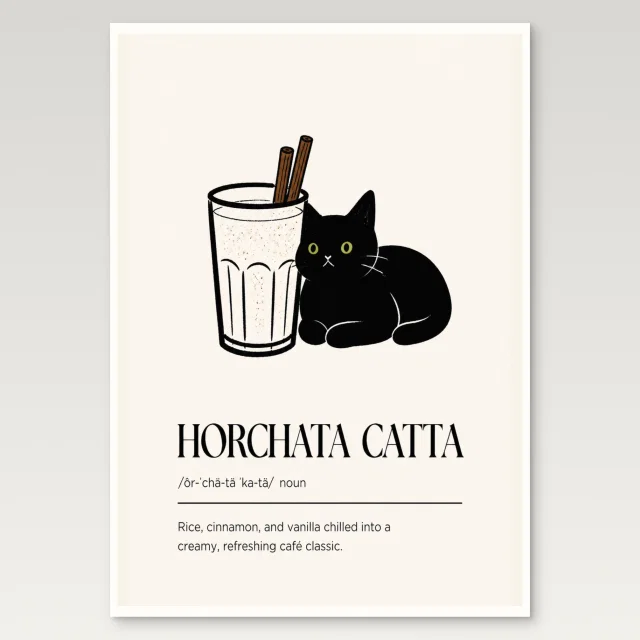 Horchata Catta Poster