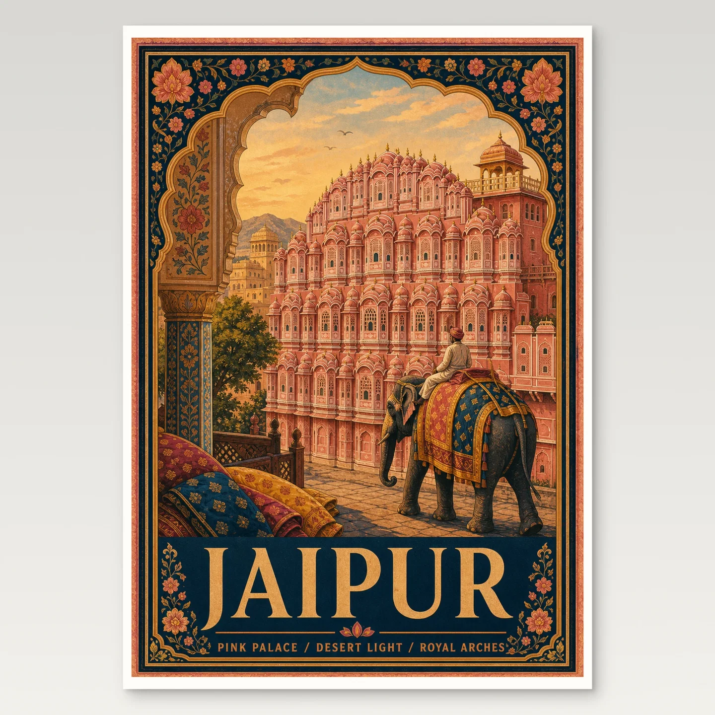 Jaipur Poster mockup