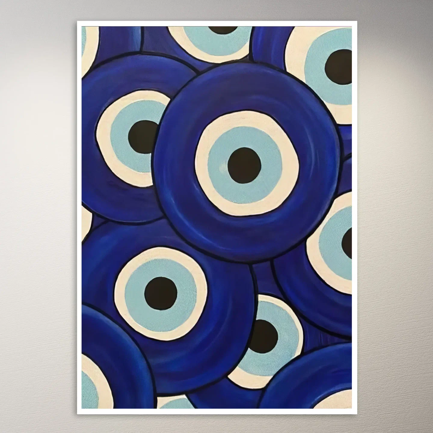 The Blue Eye Amulet Painting Poster