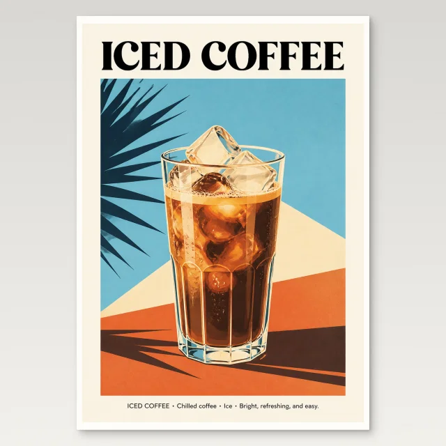 Iced Coffee Poster