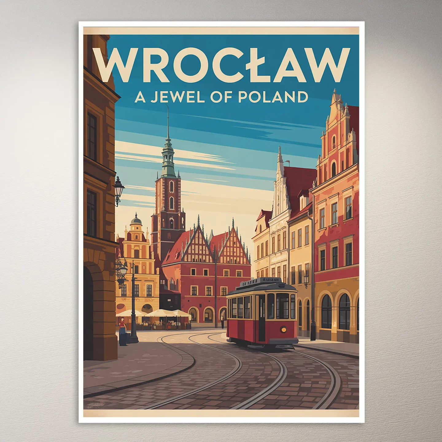 Wrocaw Travel Poster