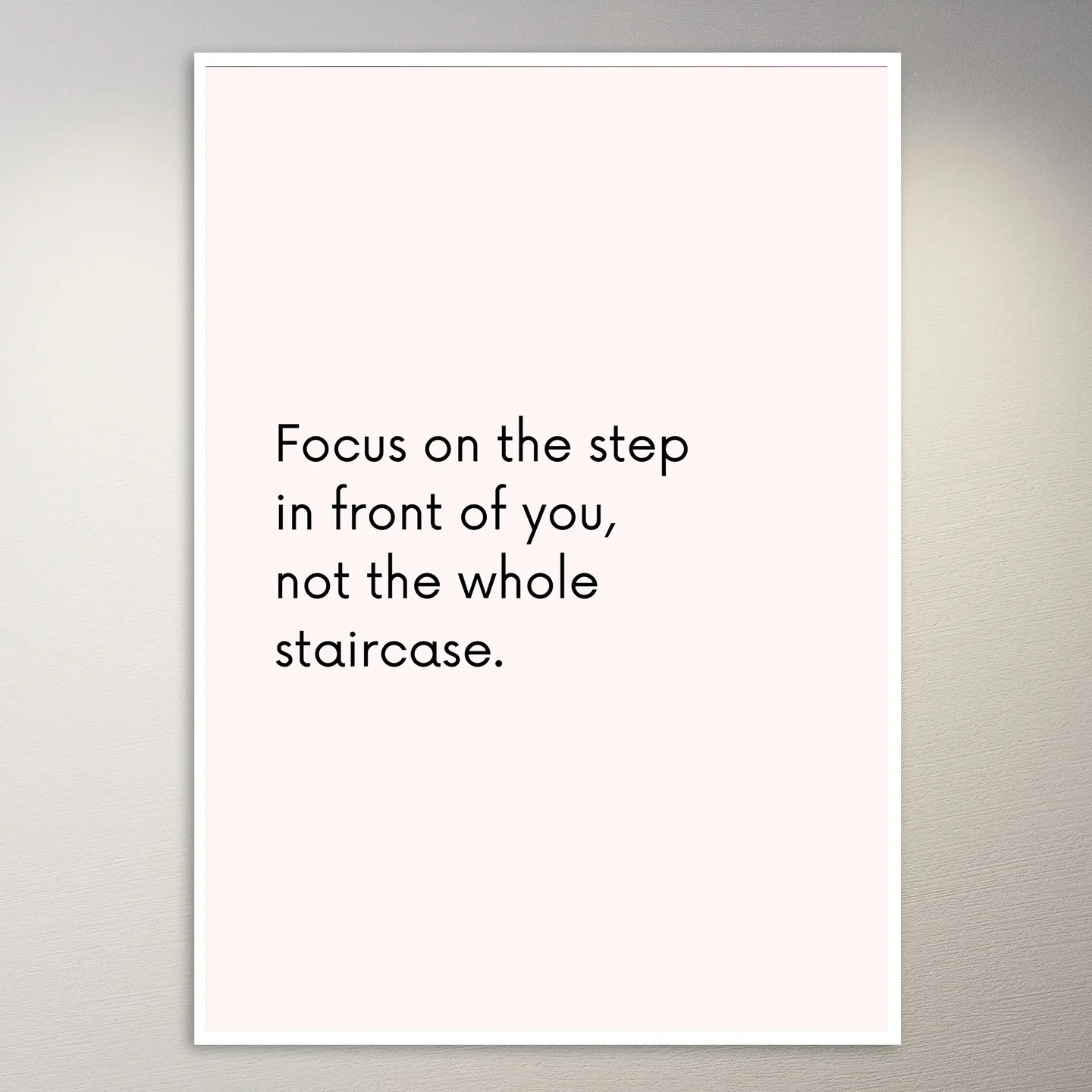 Motivational Quote Wall Poster