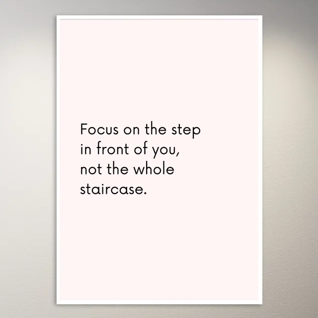 Motivational Quote Wall Poster