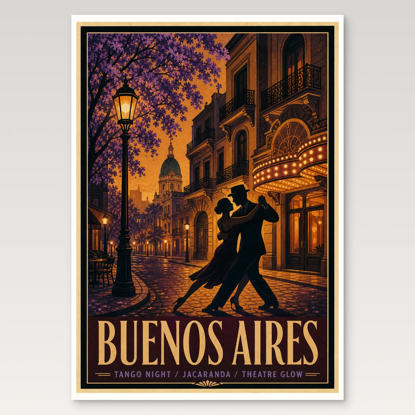 Buenos Aires Poster mockup