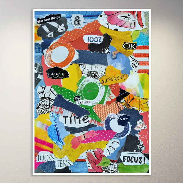 Modern Atmosphere Moodboard Poster