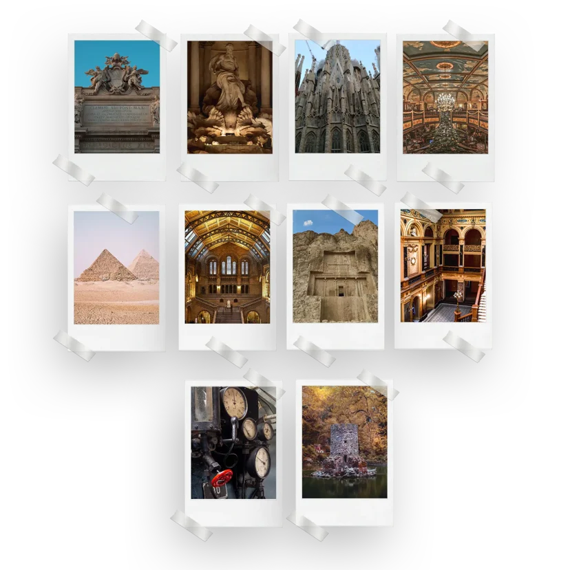 Historiacal Prints Set of 10