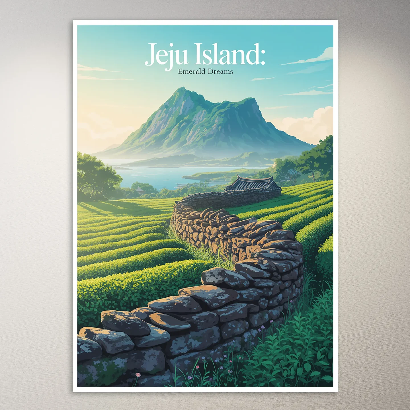 Jeju Island Travel Poster