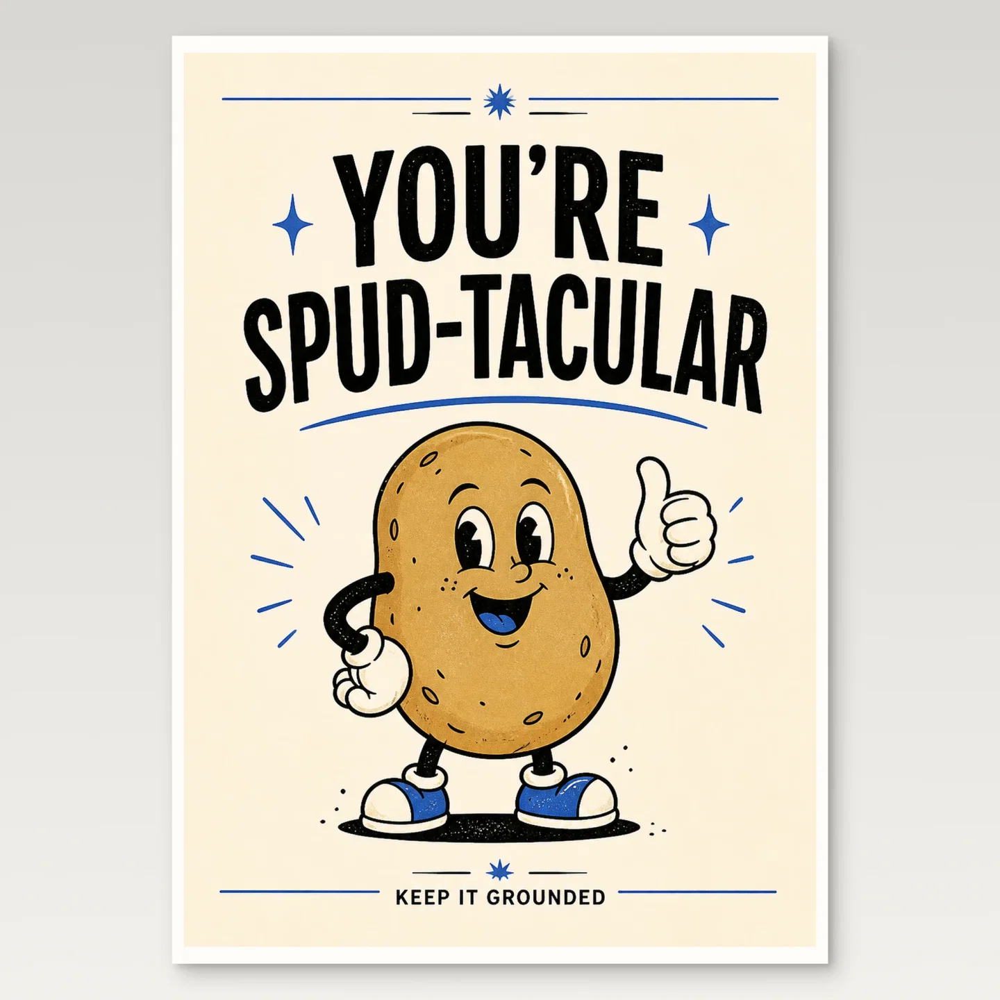 Potato Poster mockup