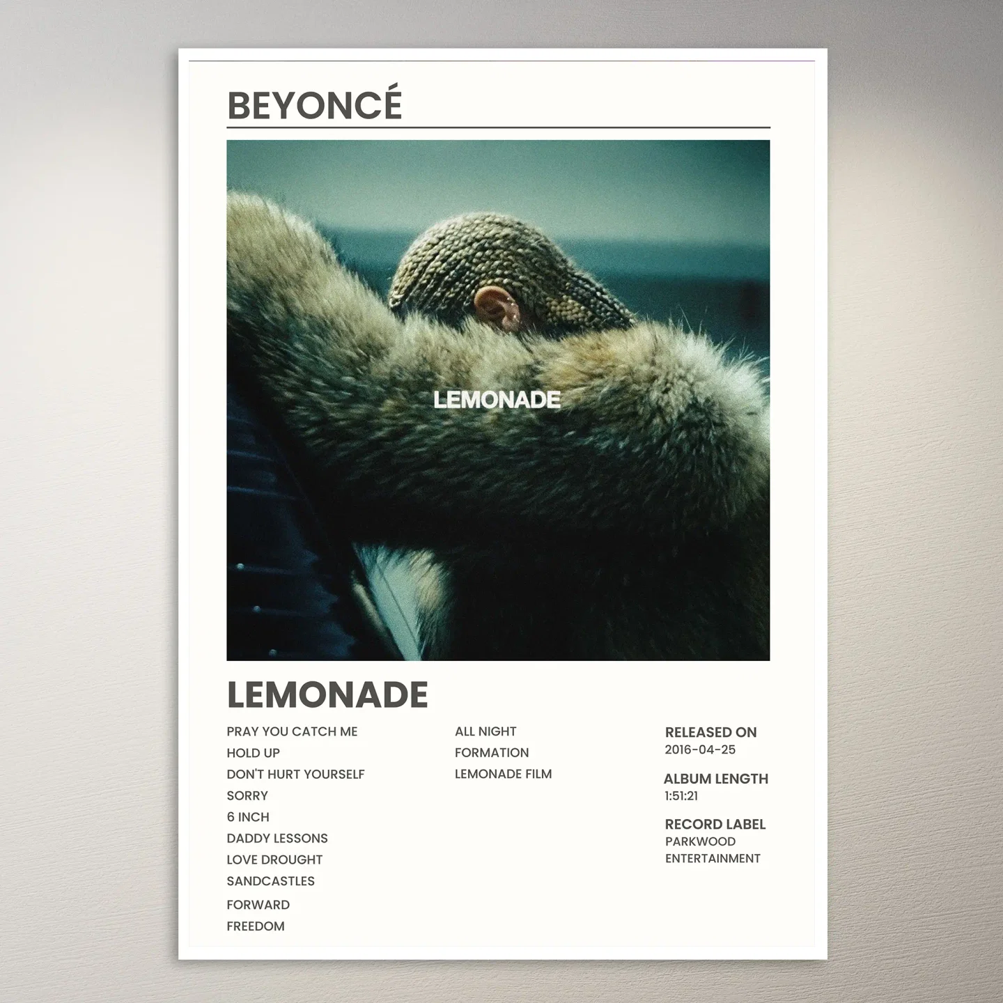 Beyonce Poster