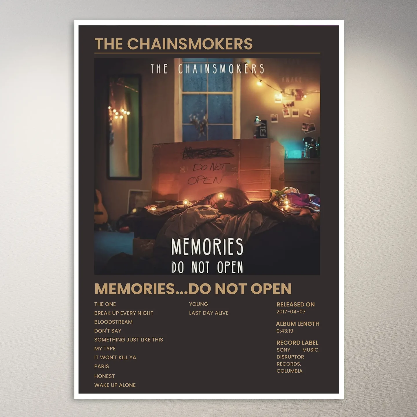 The Chainsmokers Poster