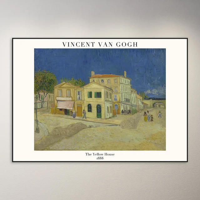 Vincent van Gogh The Yellow House Poster