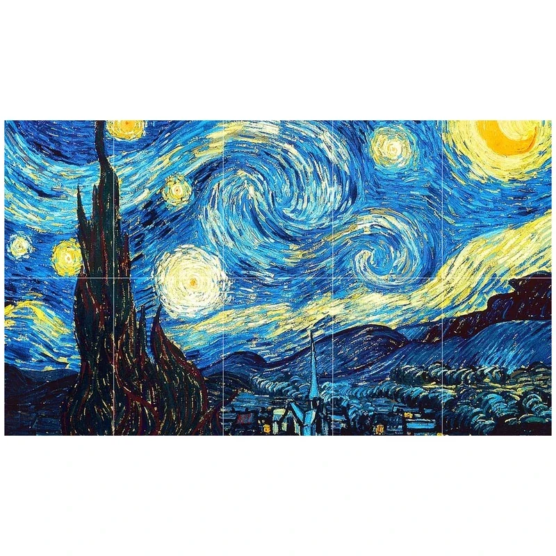 Starry Night Classic Split Poster (Set of 10)