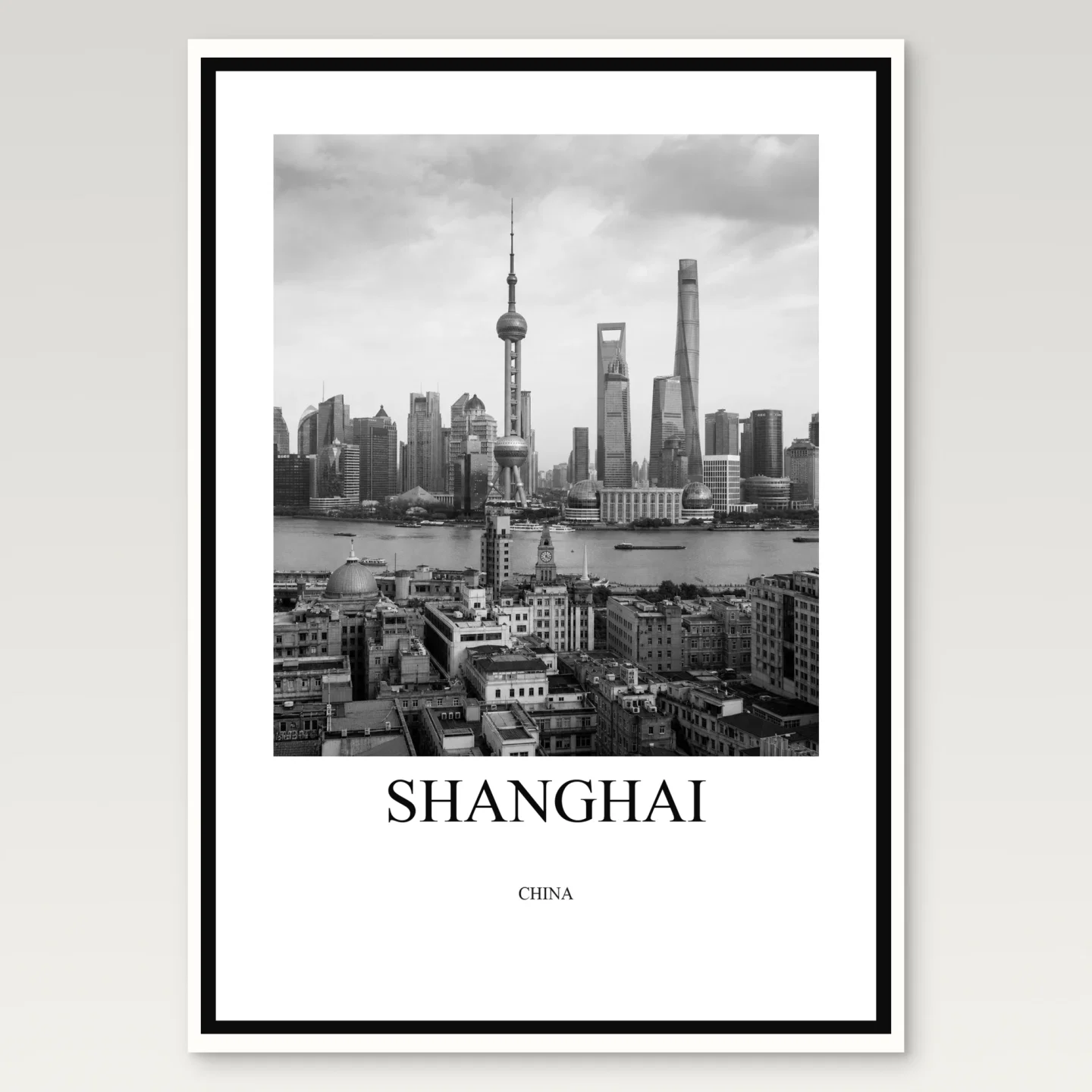 Shanghai Poster mockup