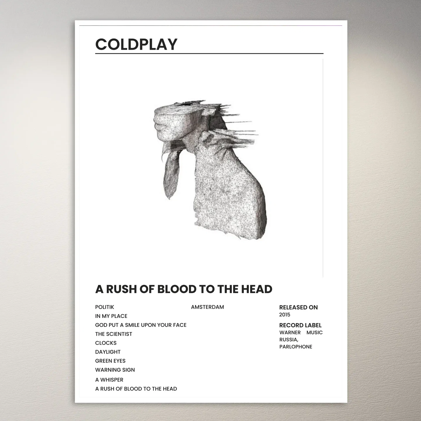 Coldplay Poster