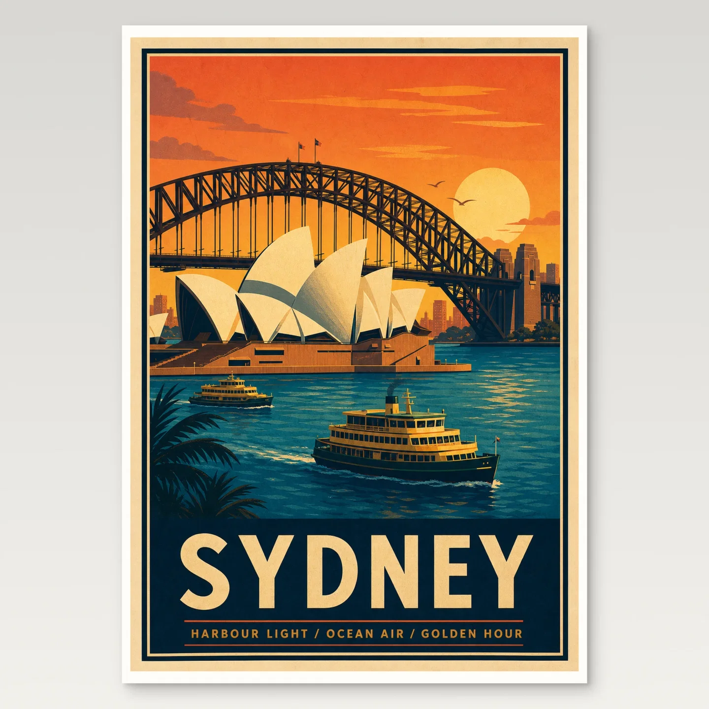 Sydney Poster mockup