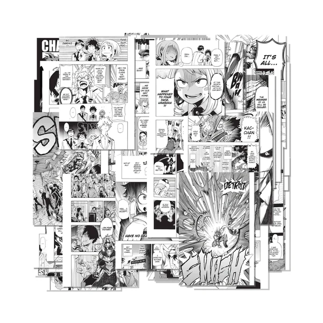Manga Set of 150 Collage Kit