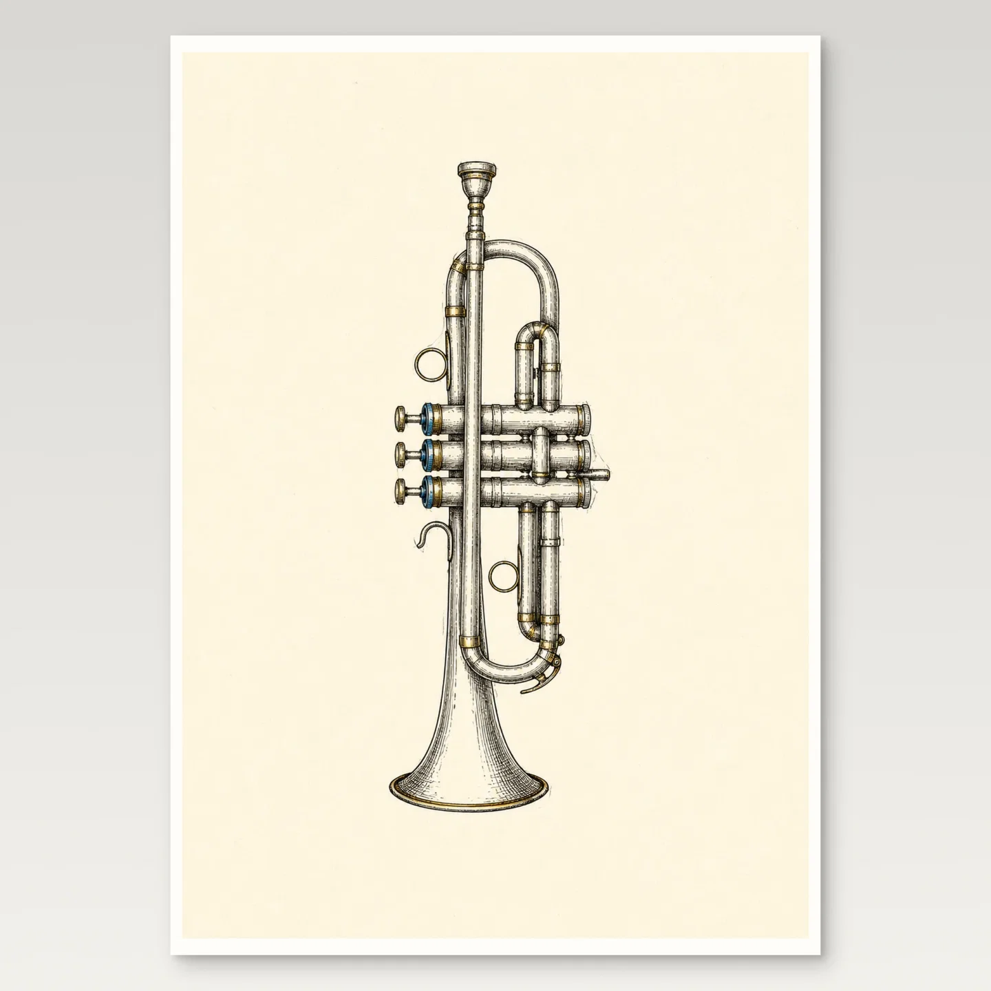 Trumpet Poster mockup