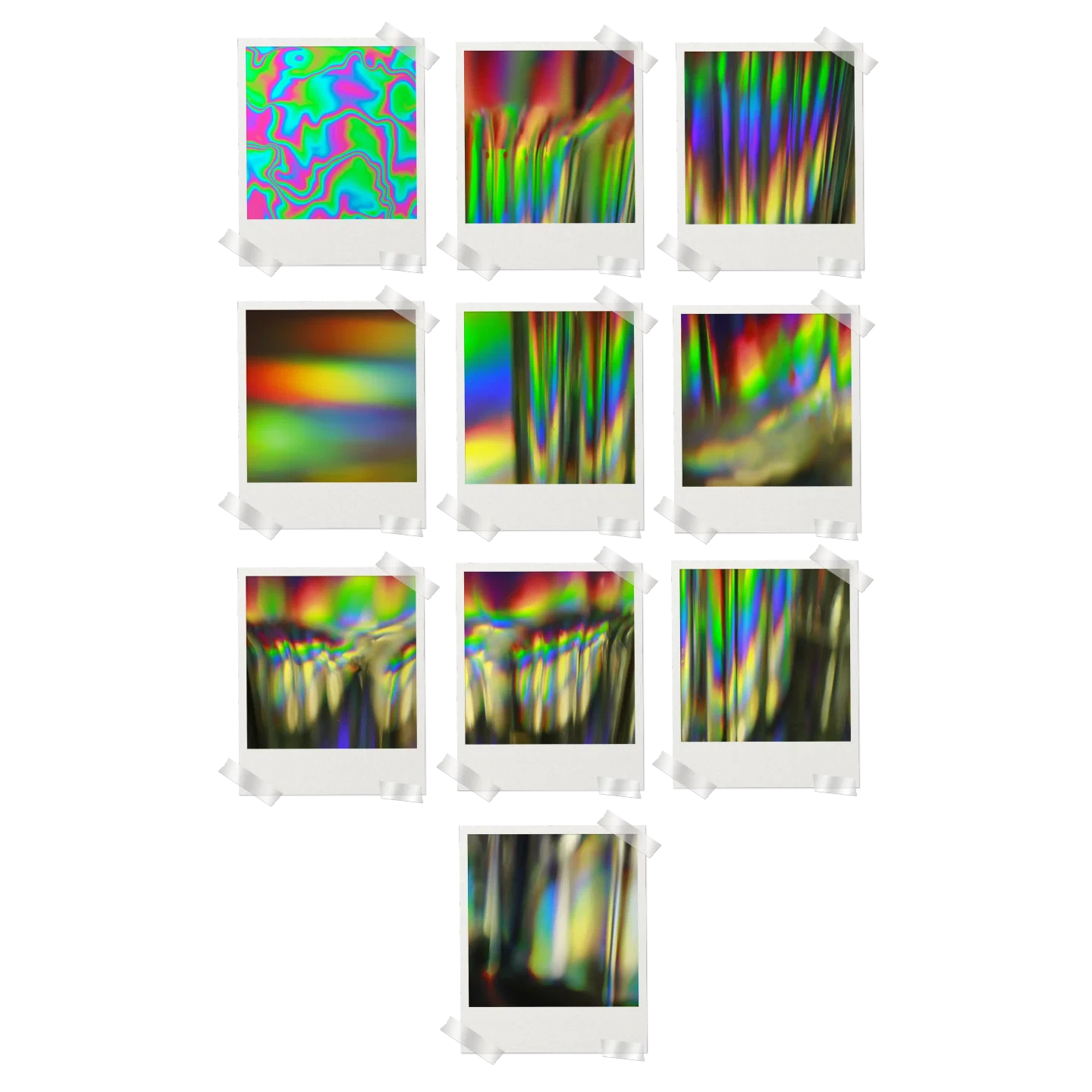 Chromatic Aesthetic Prints Set of 10