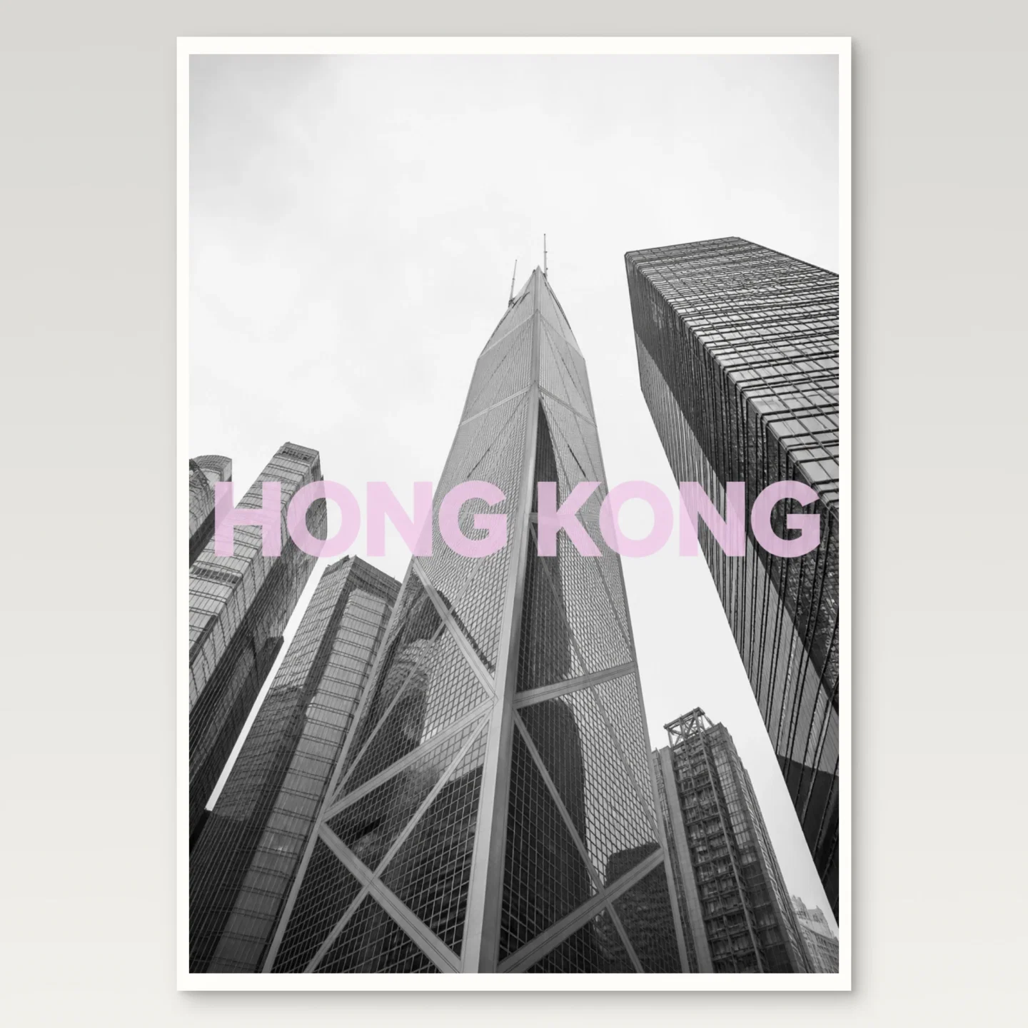 Hong Kong Poster mockup