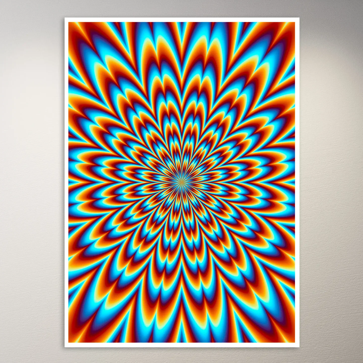 Psychedelic Optical Illustion Poster