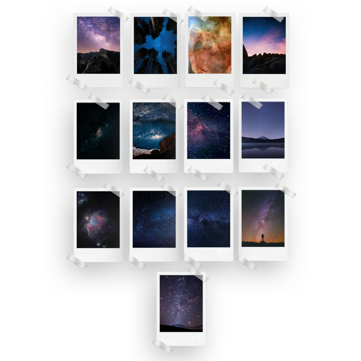 Galaxy Prints Set of 13