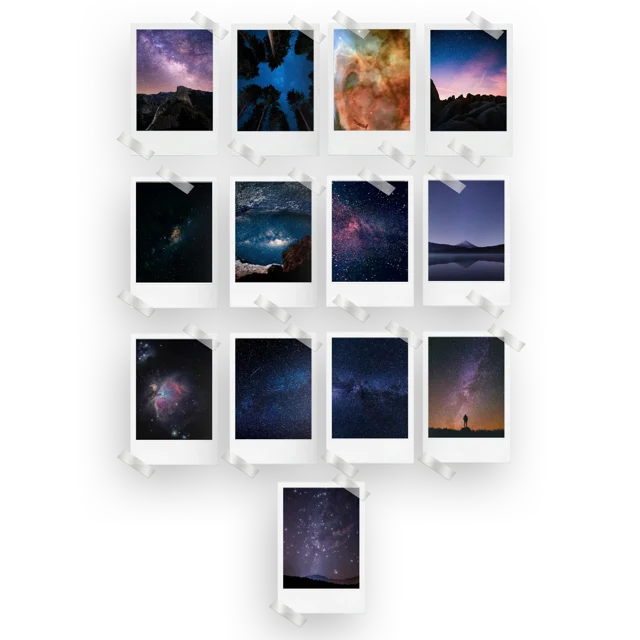 Galaxy Prints Set of 13