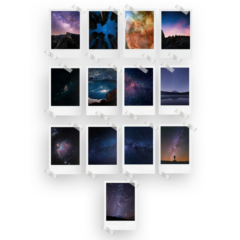 Galaxy Prints Set of 13