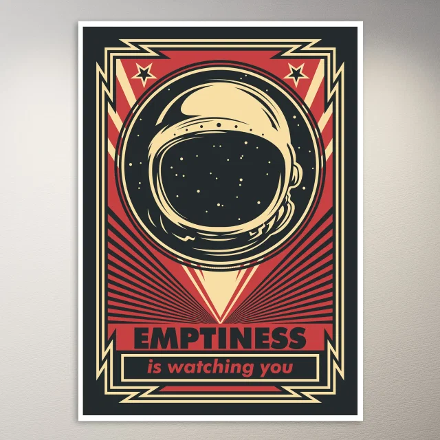 Vintage Astronaut Poster