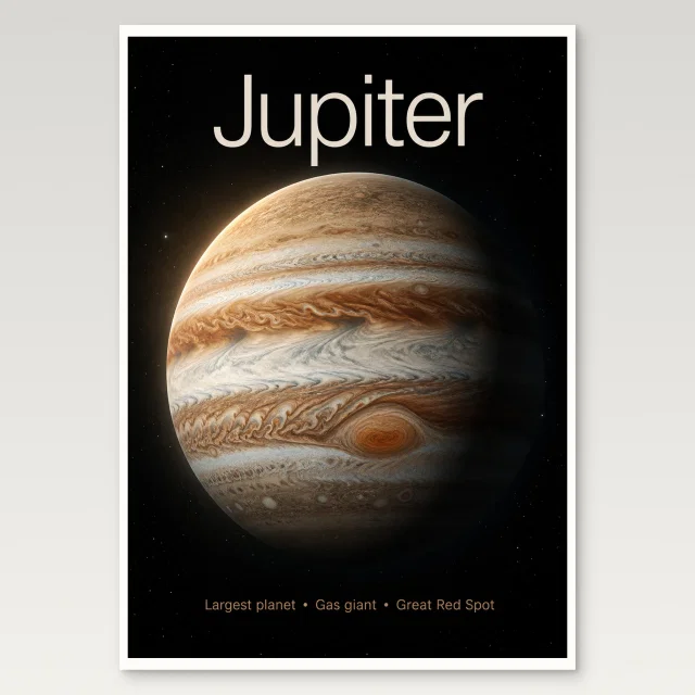 Jupiter A4 Poster