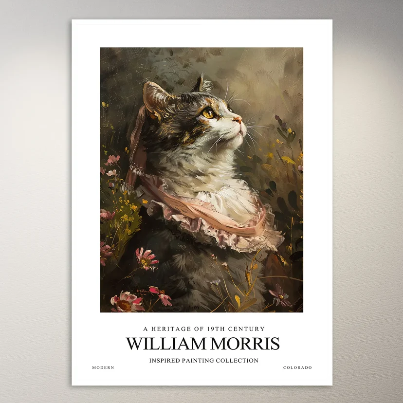 William Morris Inspired Painting | Art Poster