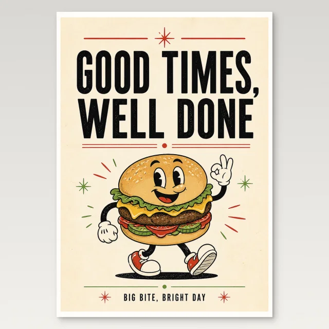 Burger Poster