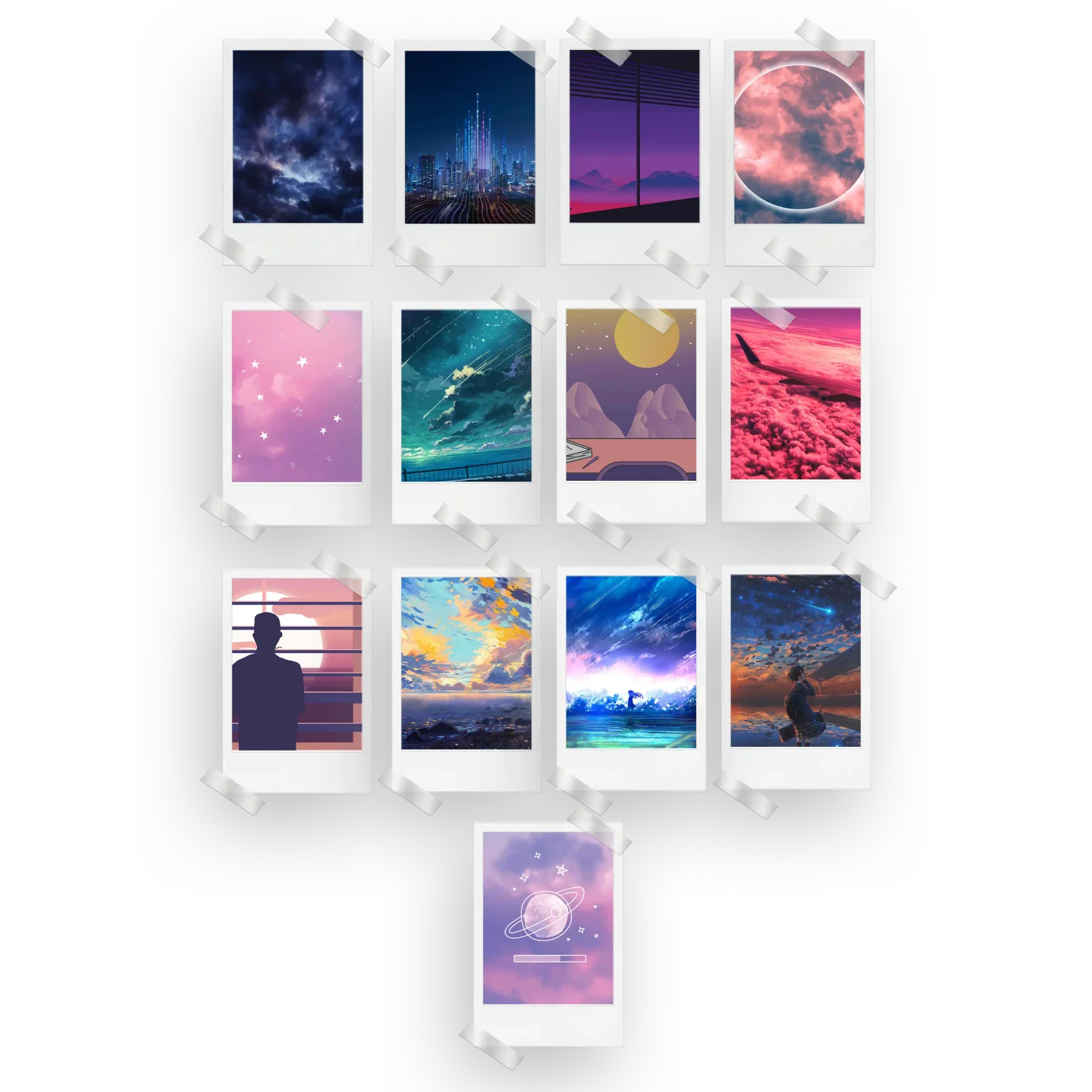 Sky Aesthetic Prints Set of 13