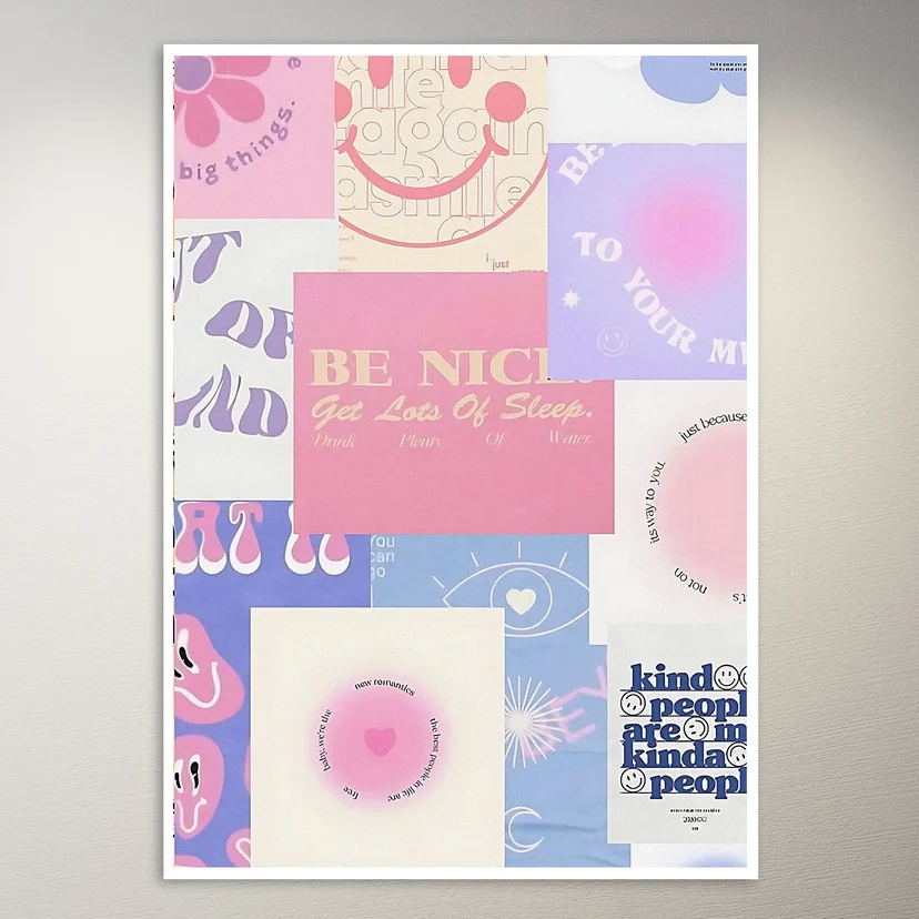 Positivity Moodboard | Aesthetic Poster