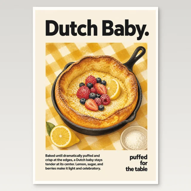 Dutch Baby Poster