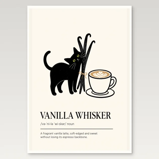 Vanilla Whisker Poster