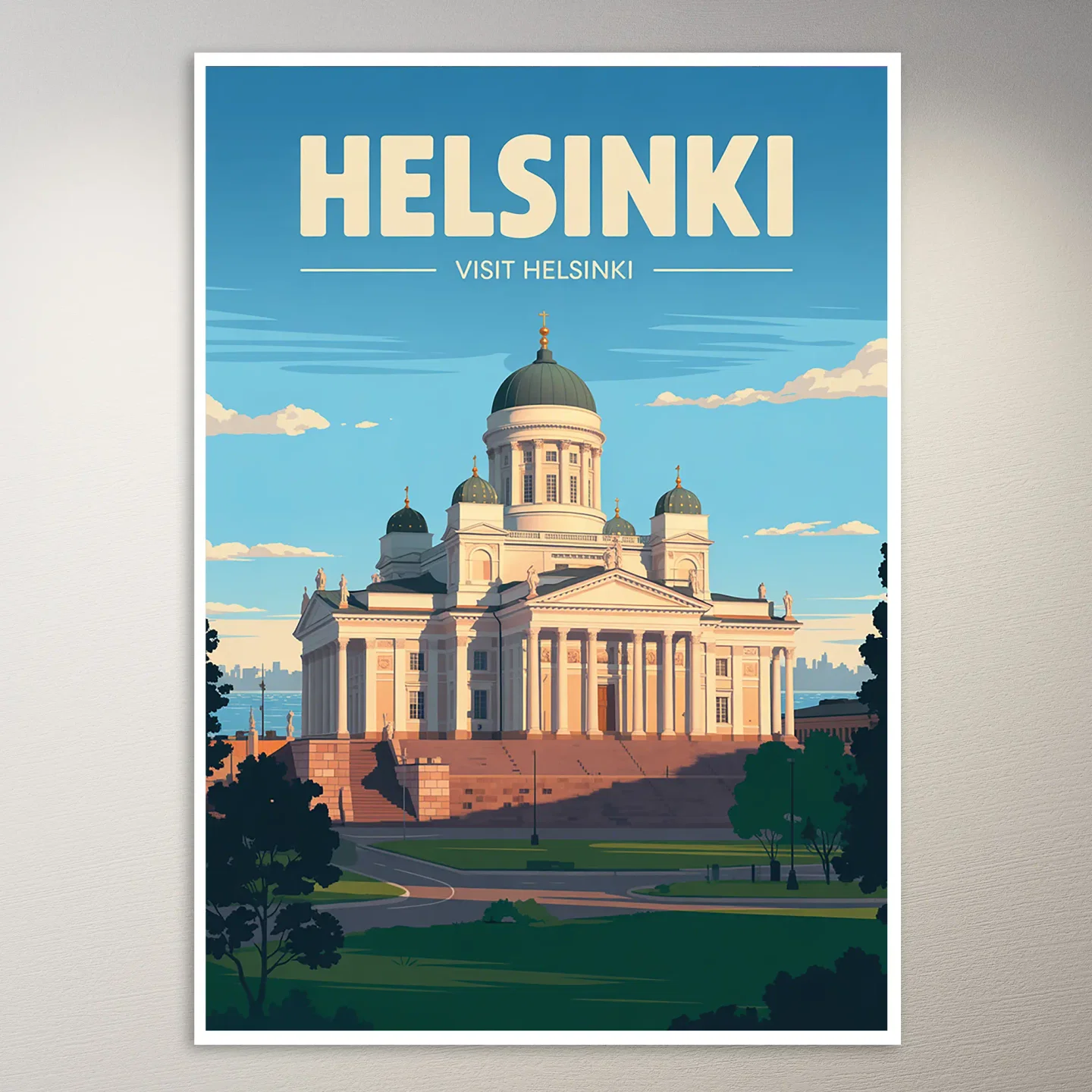Helsinki Travel Poster