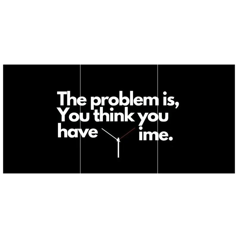 Time Management Problem Split Poster (Set of 3)