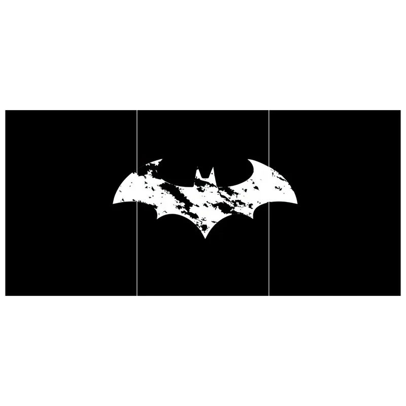 Distressed Bat Symbol Split Poster (Set of 3)