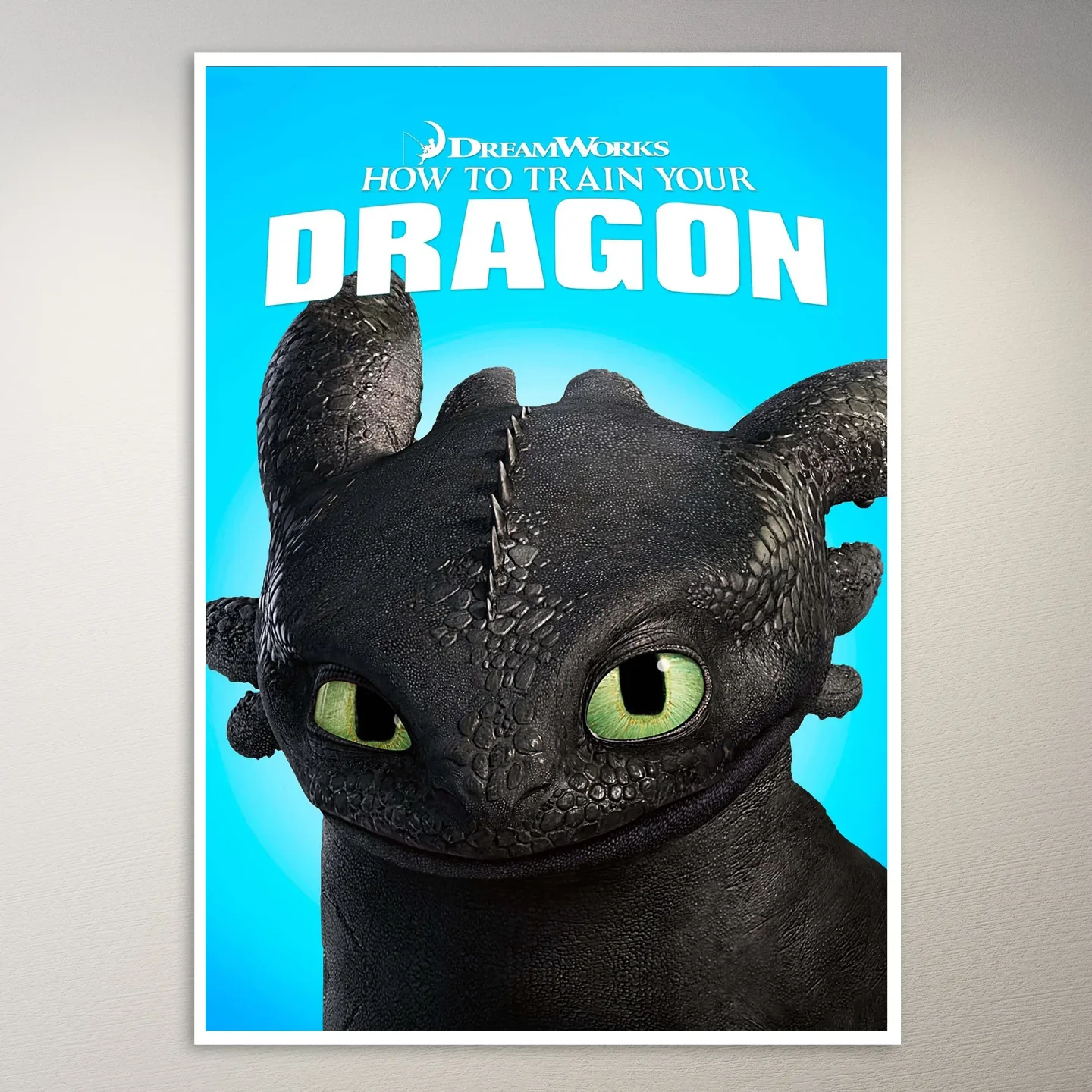 Toothless Night Fury Dragon Poster