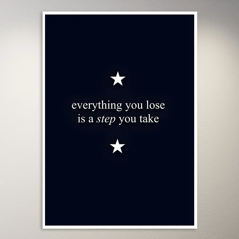 Everything you have is a step you take Taylor Swift Poster | Music Poster