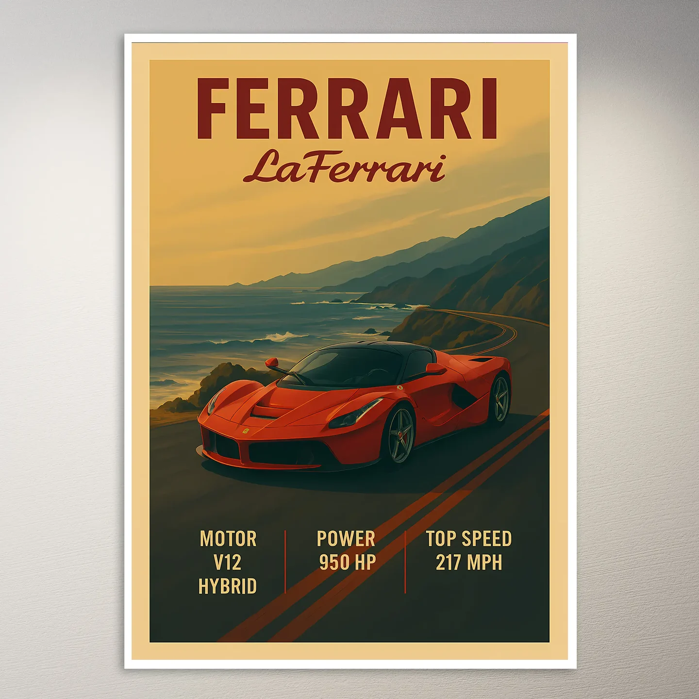 Ferrari LaFerrari Poster