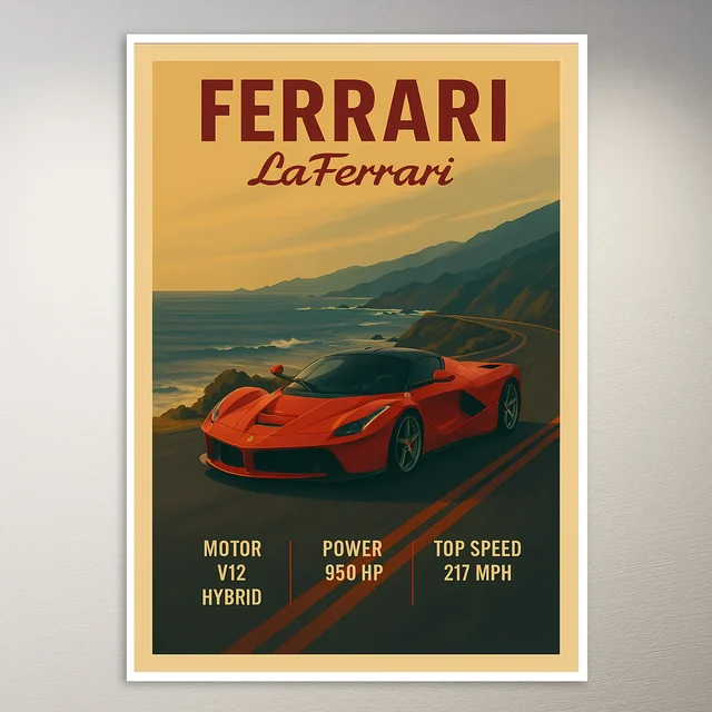 Ferrari LaFerrari Poster